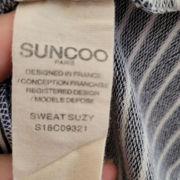 SUNCOO Paris Sweat Susie Top | size T2 - Picture 3 of 6